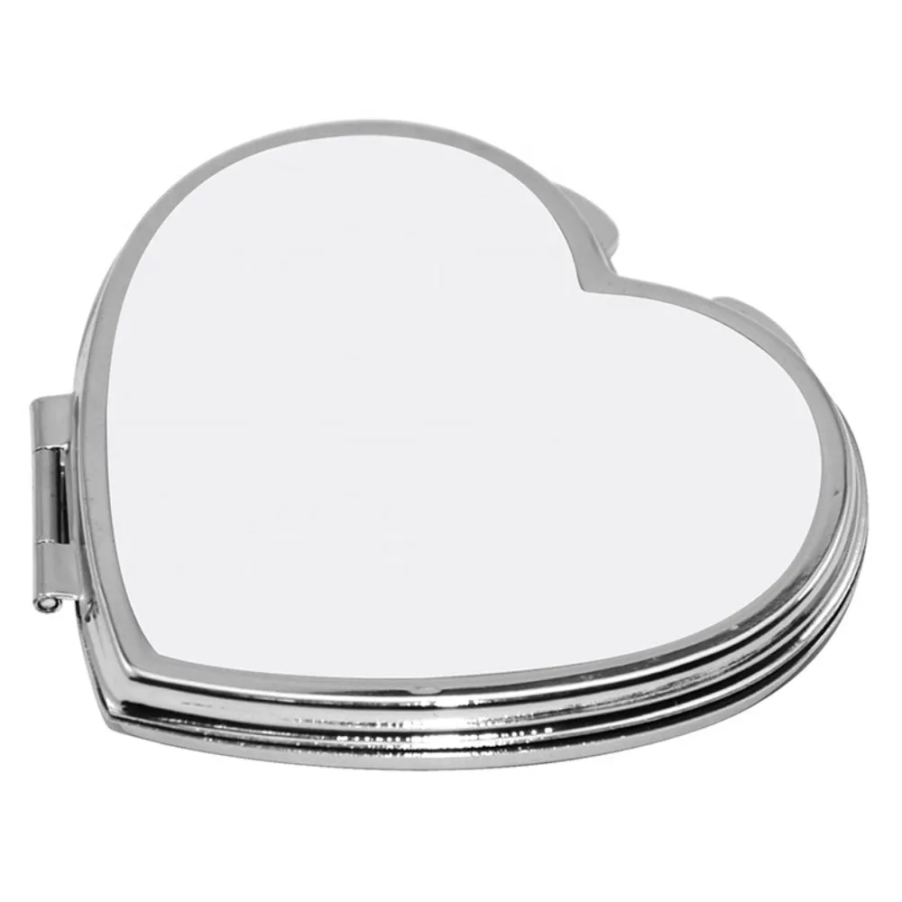 FULL CARTON - 200 x Compact Mirrors - Heart Shaped