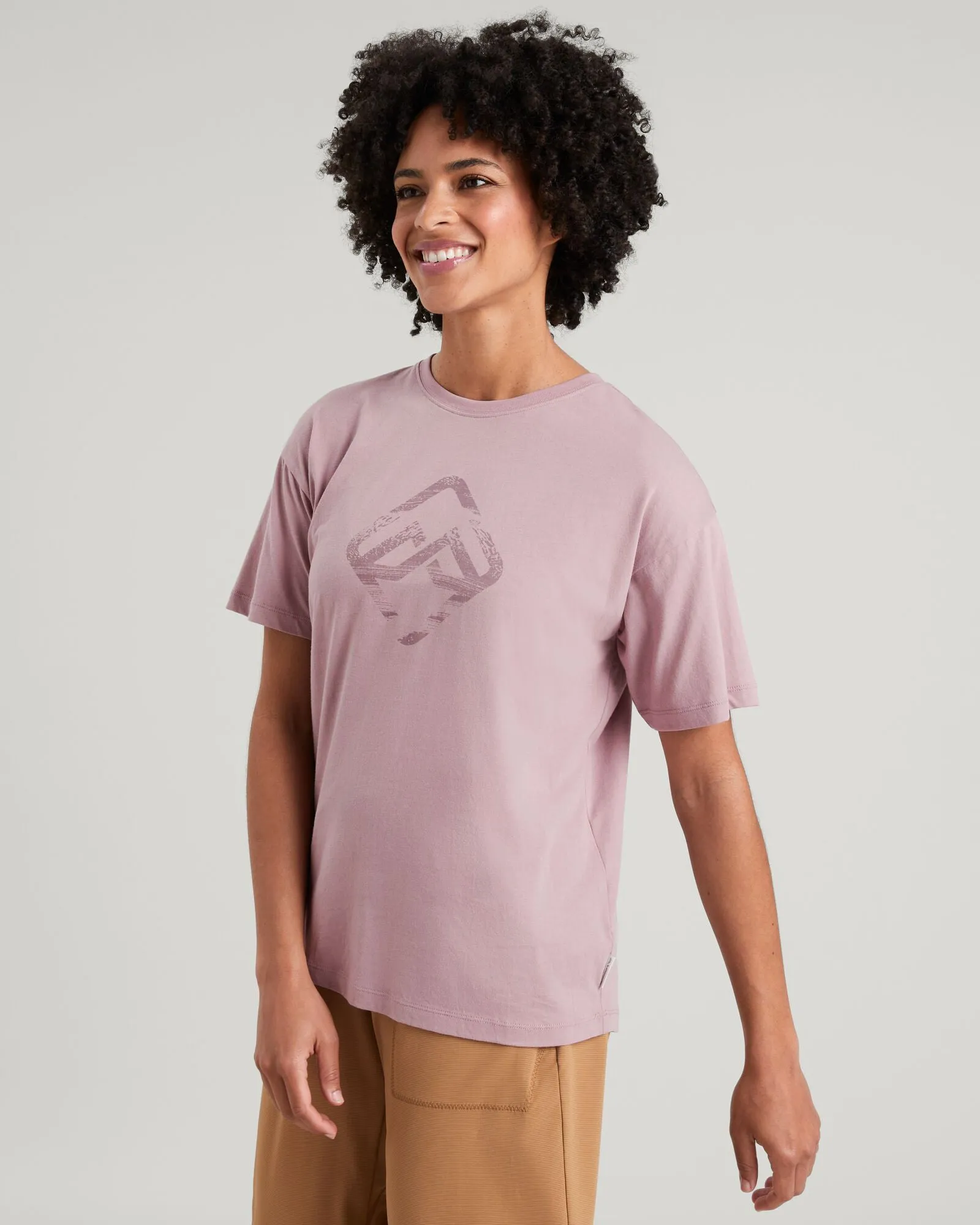 Geo Glitch Icon Women's T-shirt - Thistle