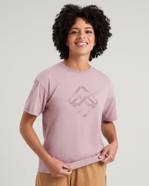 Geo Glitch Icon Women's T-shirt - Thistle Geo Glitch Icon Women's T-shirt - Thistle