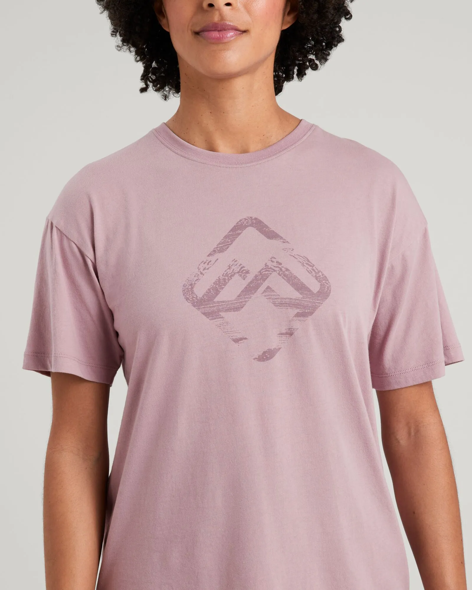 Geo Glitch Icon Women's T-shirt - Thistle