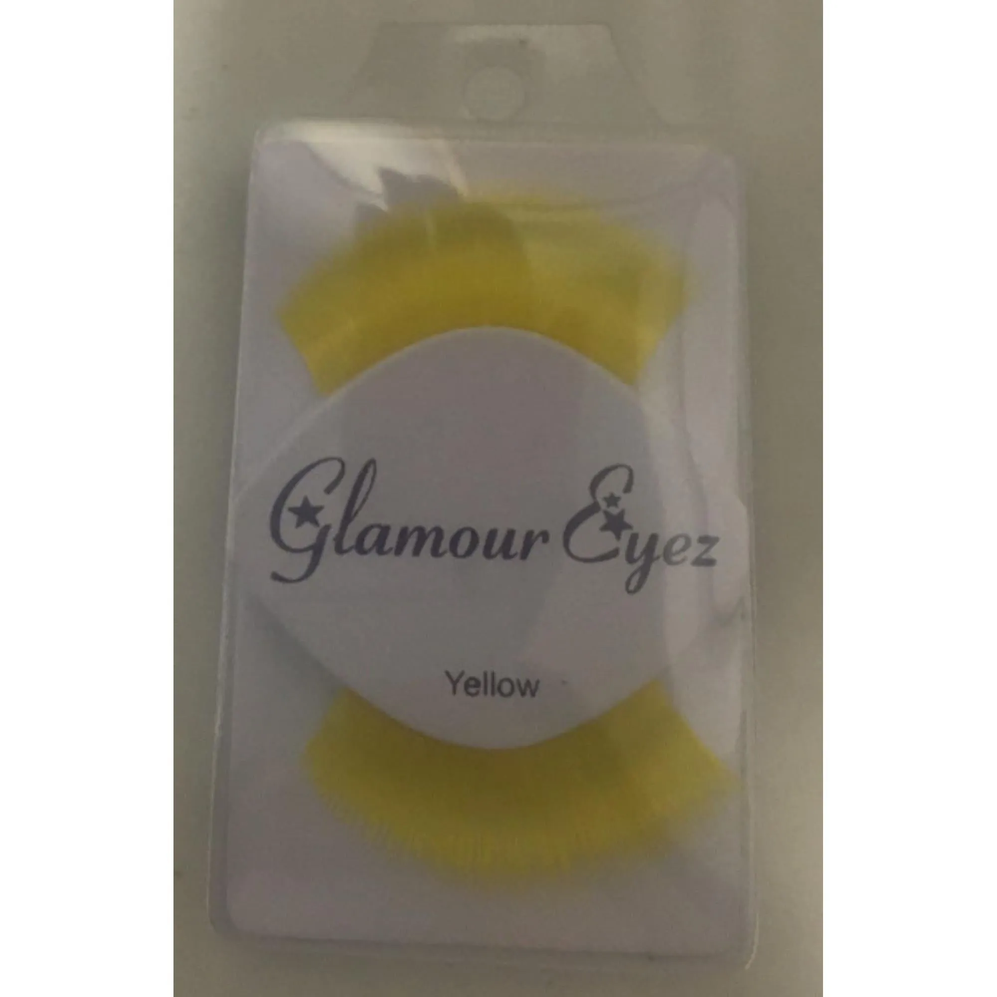 Glamour Eyez Regular Yellow Lashes.