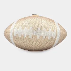 Gold Bling Football Clutch Gold Bling Football Clutch