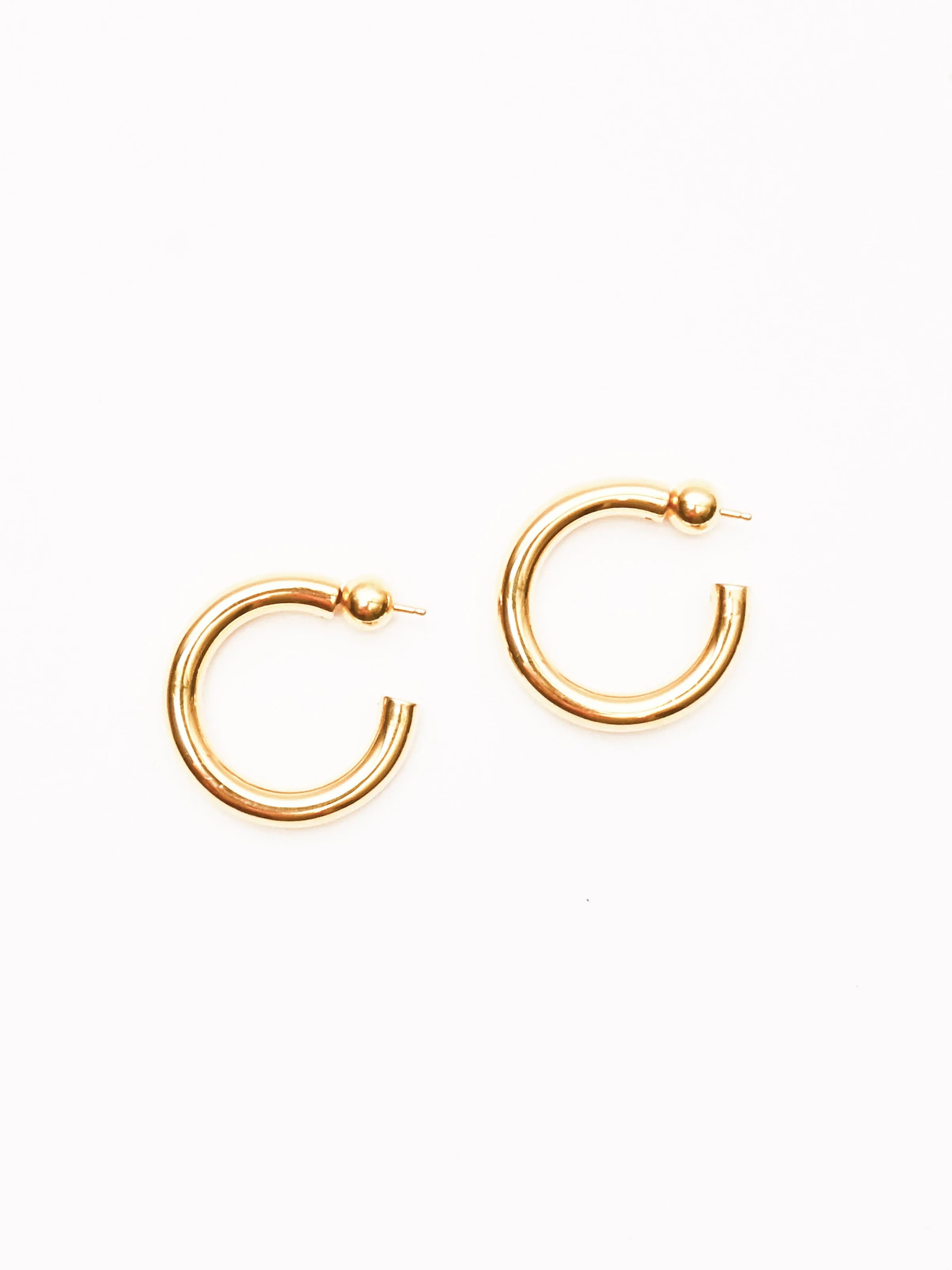 Gold Small Everyday Hoops