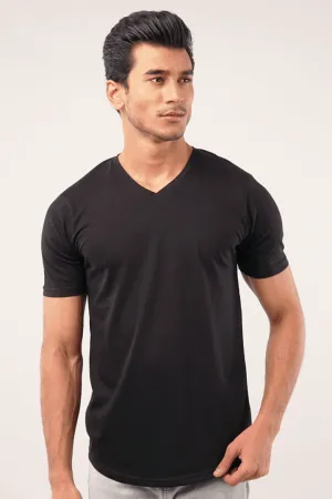 Grime V-Neck T-Shirt - Black Grime V-Neck T-Shirt - Black
