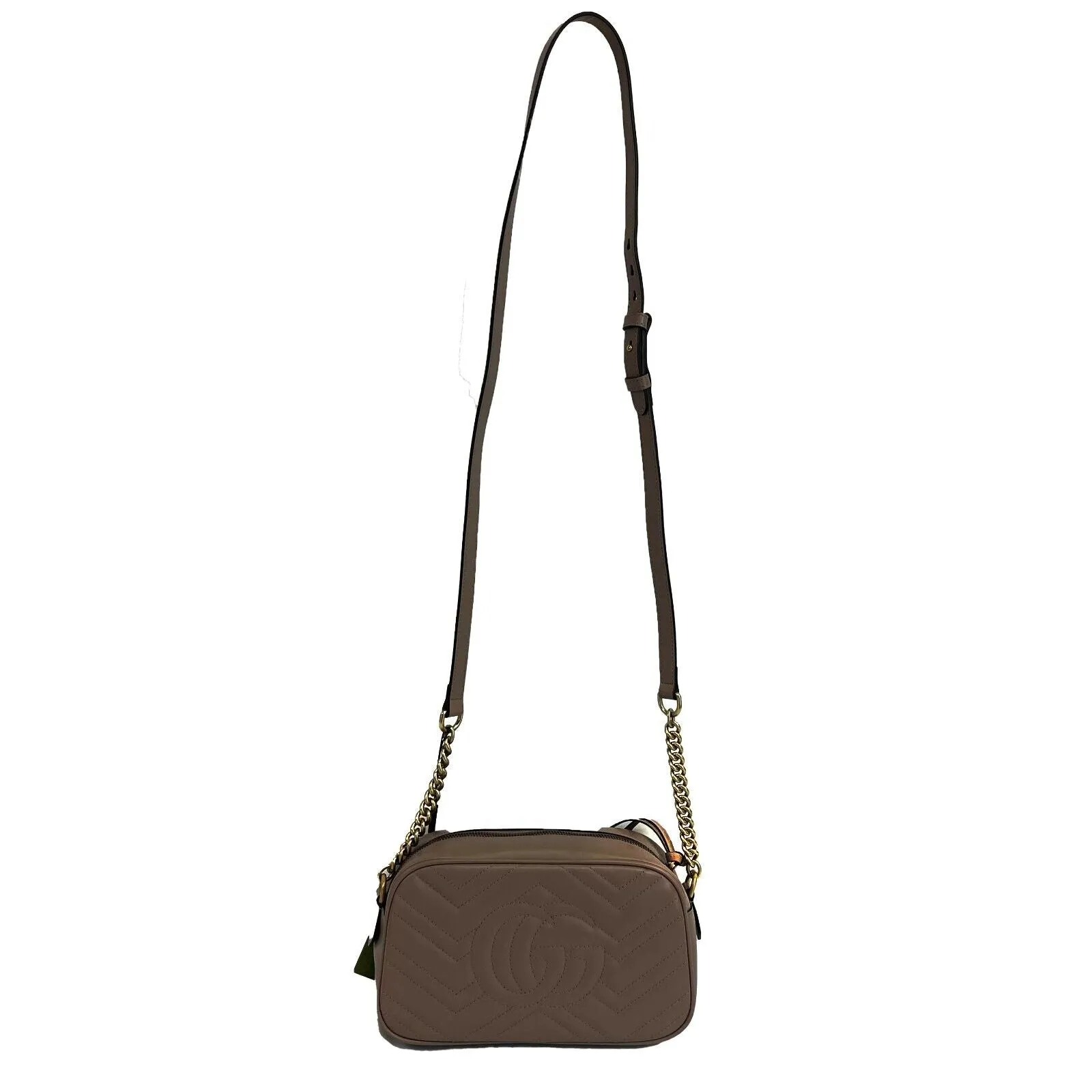 Gucci - NEW - GG Marmont Small Shoulder Bag - Dusty Pink Shoulder Bag