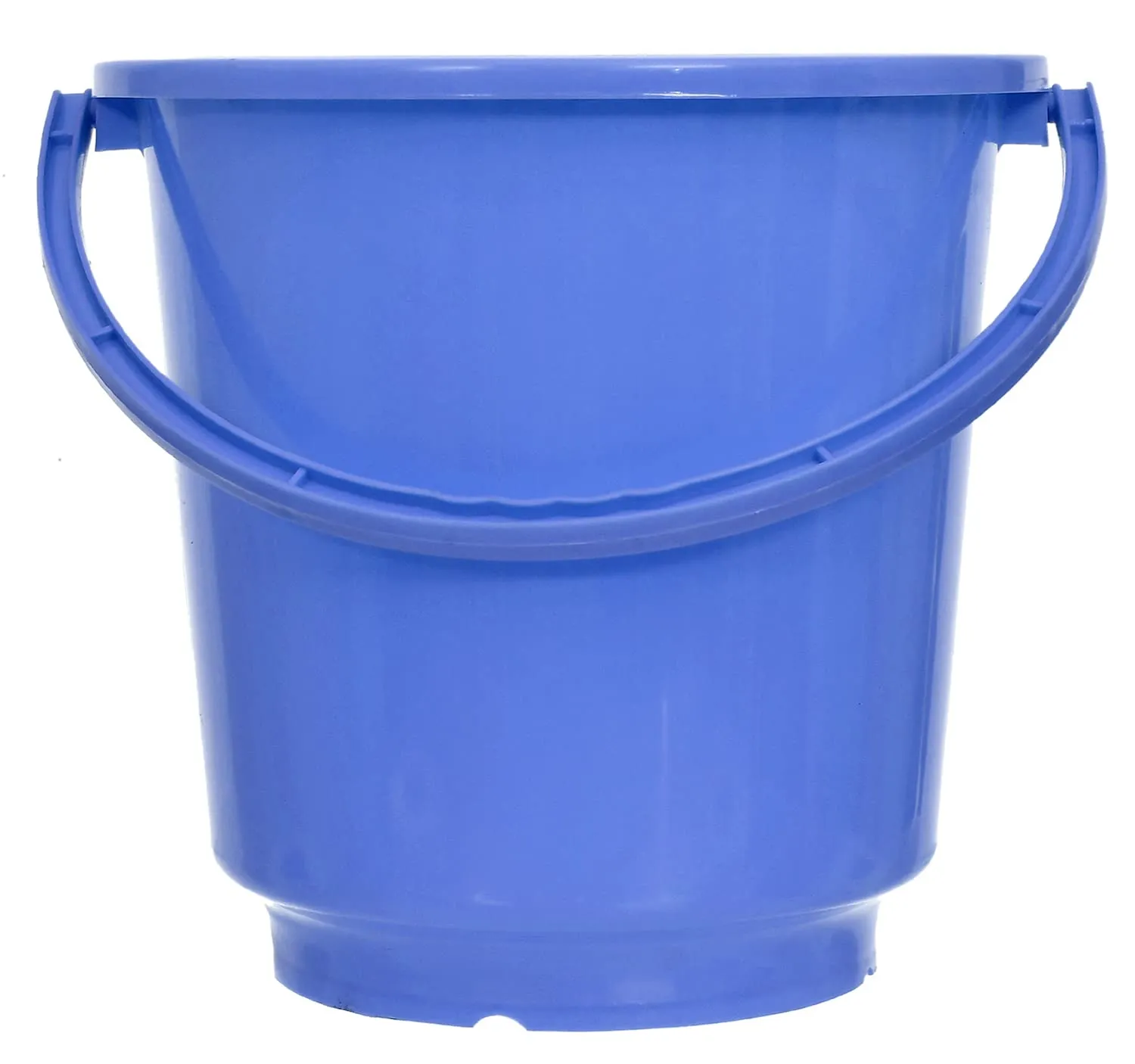 Heart Home Bucket|Plastic Bucket for Bathroom|Bucket for Bathing|Unbreakable Bucket with Handle|16 Liter|Pack of 2 (Blue & Green)