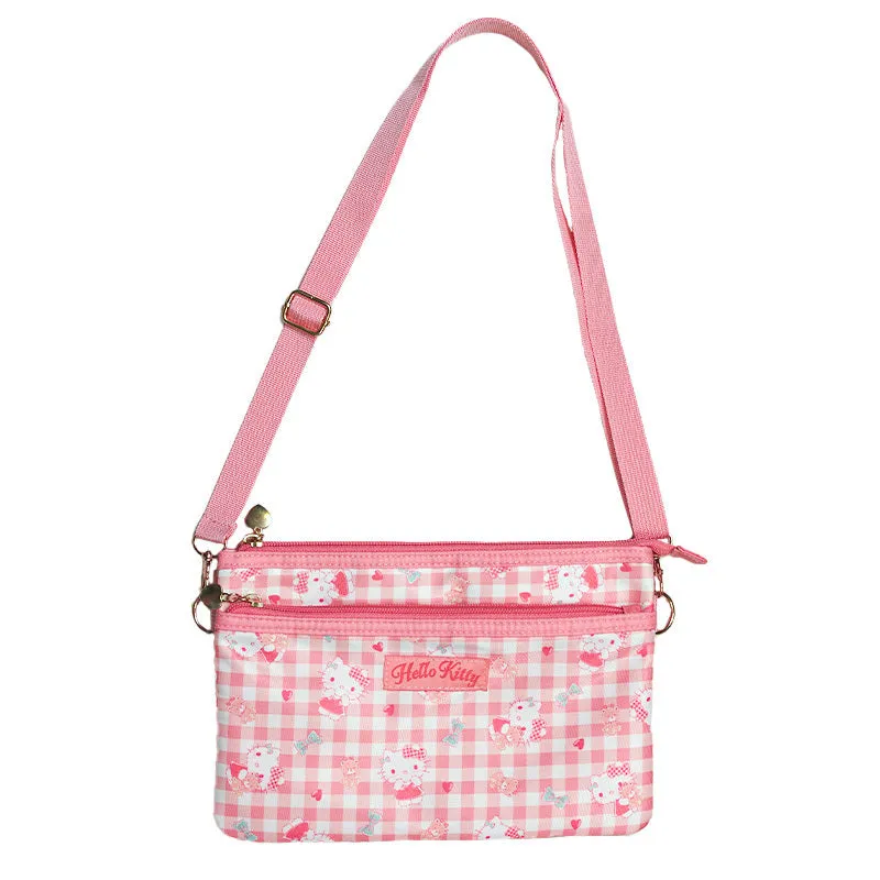 Hello Kitty Gingham Crossbody Bag