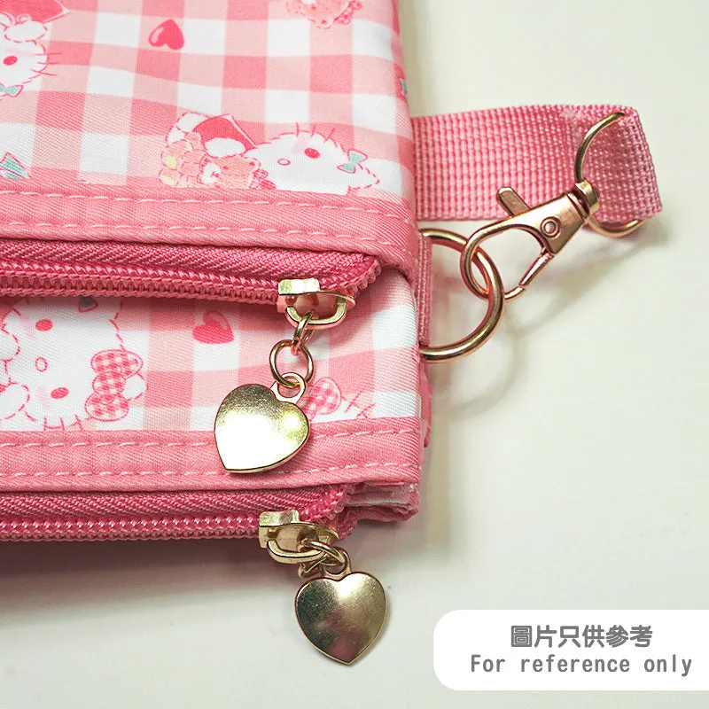 Hello Kitty Gingham Crossbody Bag