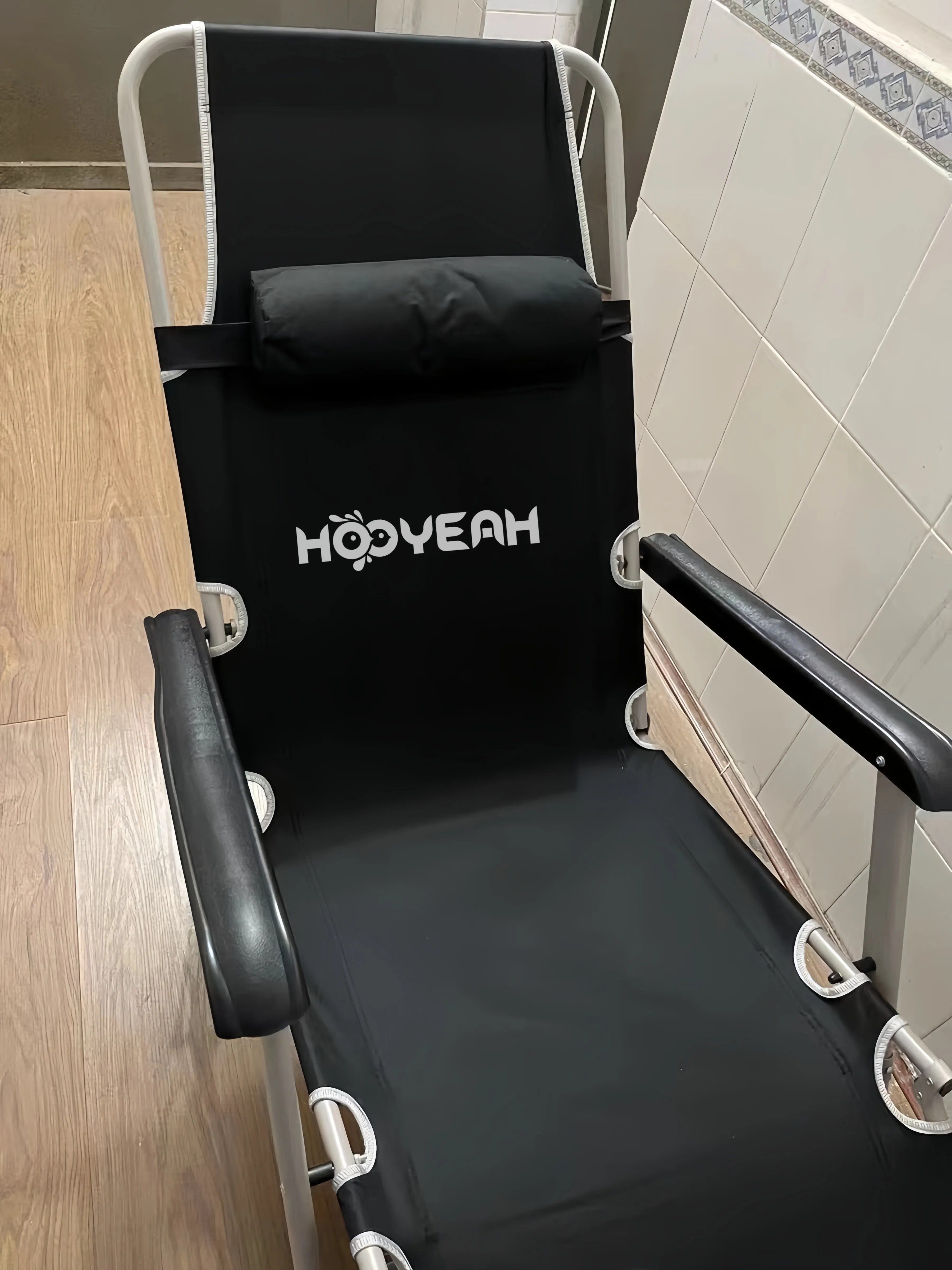 HOOYEAH lounges,folding chair, anti tilting recliner with pillow