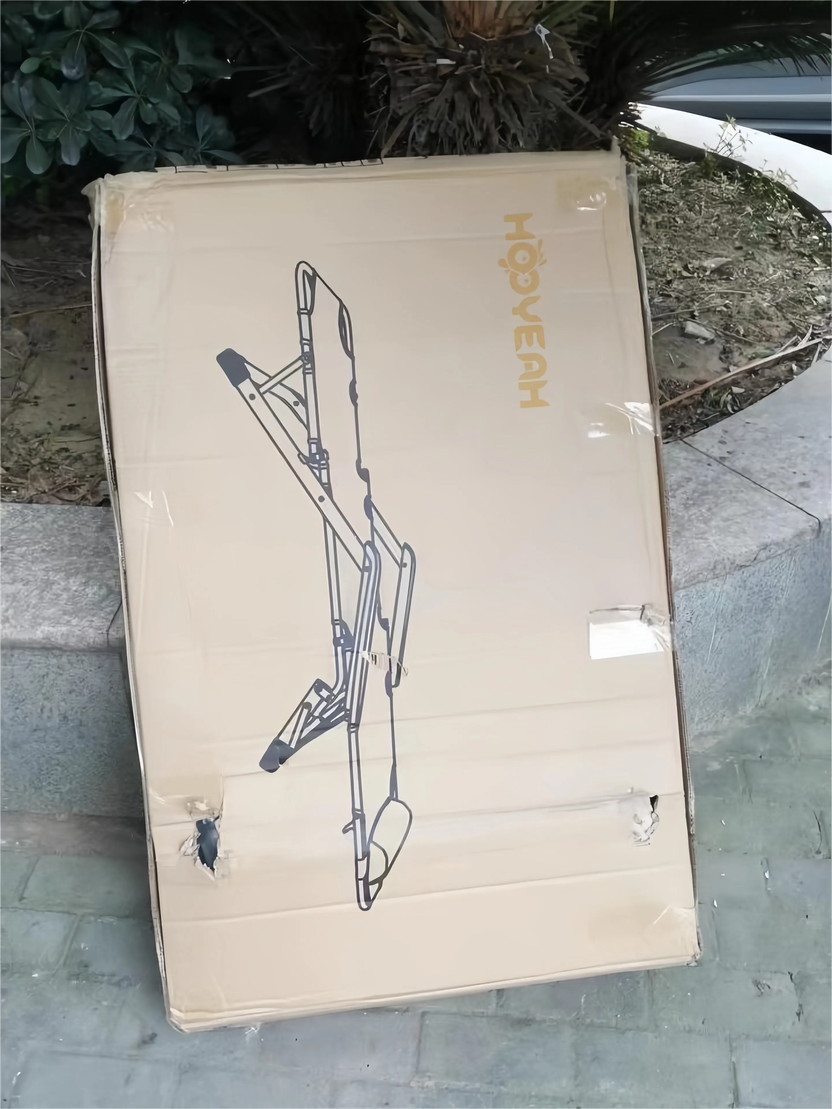 HOOYEAH lounges,folding chair, anti tilting recliner with pillow