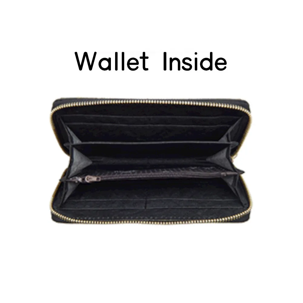 iLLASPARKZ 2PCS - Honey Bee Accented Color Block Leopard Patterned Tote Bag Wallet Set