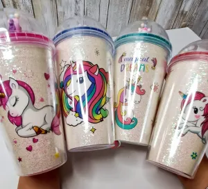 Kids Unicorn Sipper Water, Juice, Shake Bottle for return Gift , Gifts (Pack of 1, Assorted Design) Kids Unicorn Sipper Water, Juice, Shake Bottle for return Gift , Gifts (Pack of 1, Assorted Design)