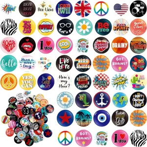 Kigeli 80's Buttons Pins 1 Inch/ 25 mm Retro Punk Button Pin Slogans Sayings Pinback for Backpacks Bags Hats Jeans(100 Pcs) Kigeli 80's Buttons Pins 1 Inch/ 25 mm Retro Punk Button Pin Slogans Sayings Pinback for Backpacks Bags Hats Jeans(100 Pcs)