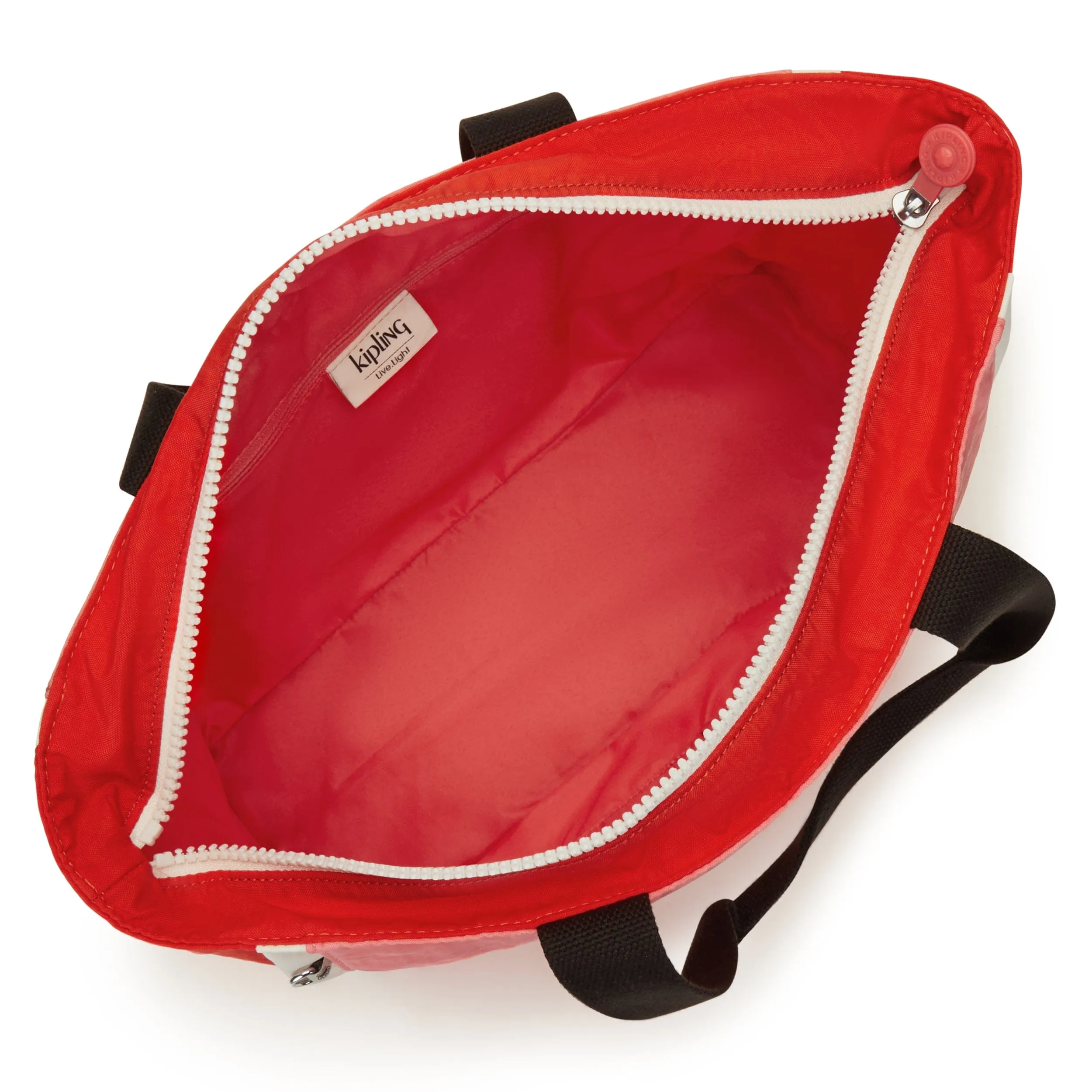 Kipling Nalo Tango Pink Block Large Tote Bag C2I7988-S7M