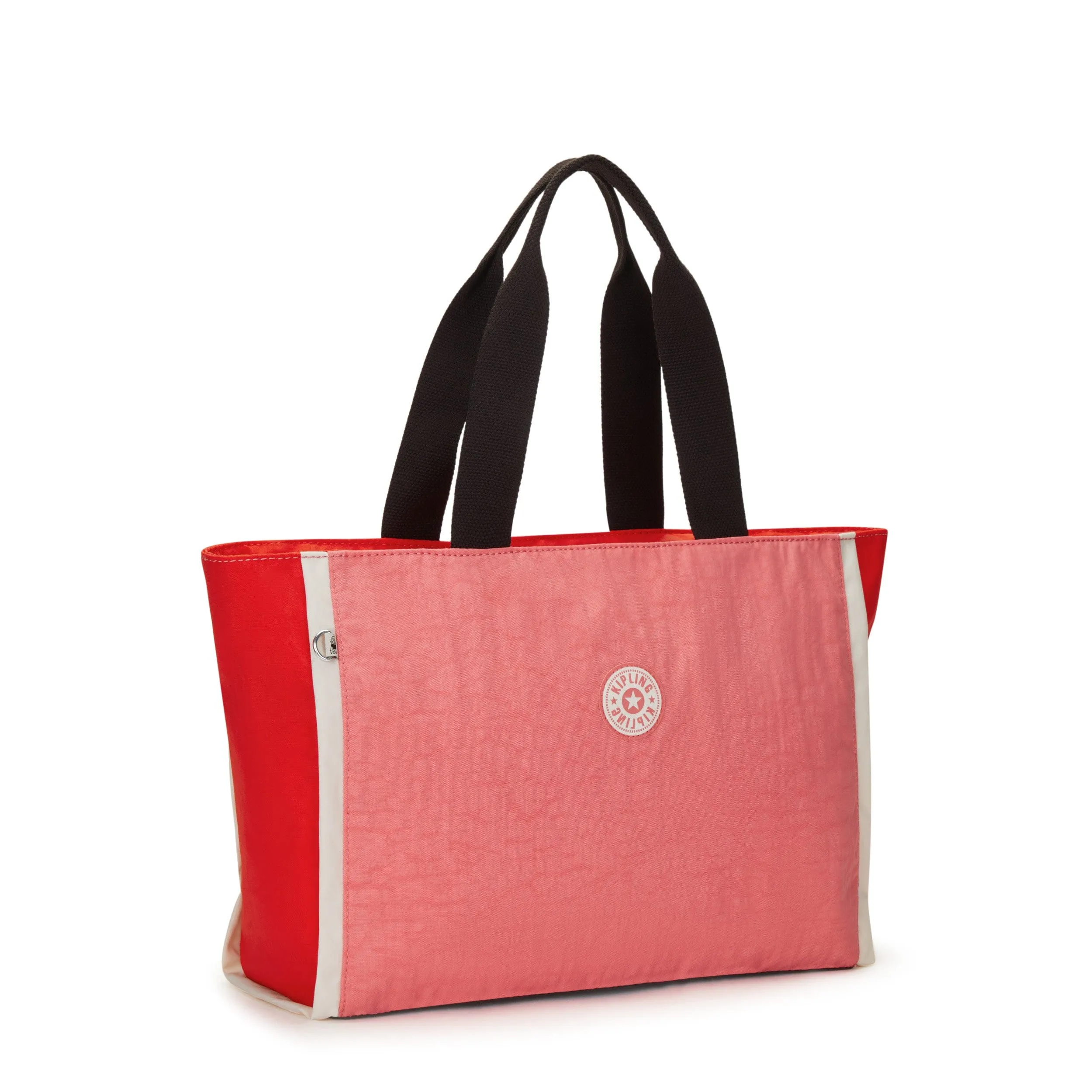 Kipling Nalo Tango Pink Block Large Tote Bag C2I7988-S7M
