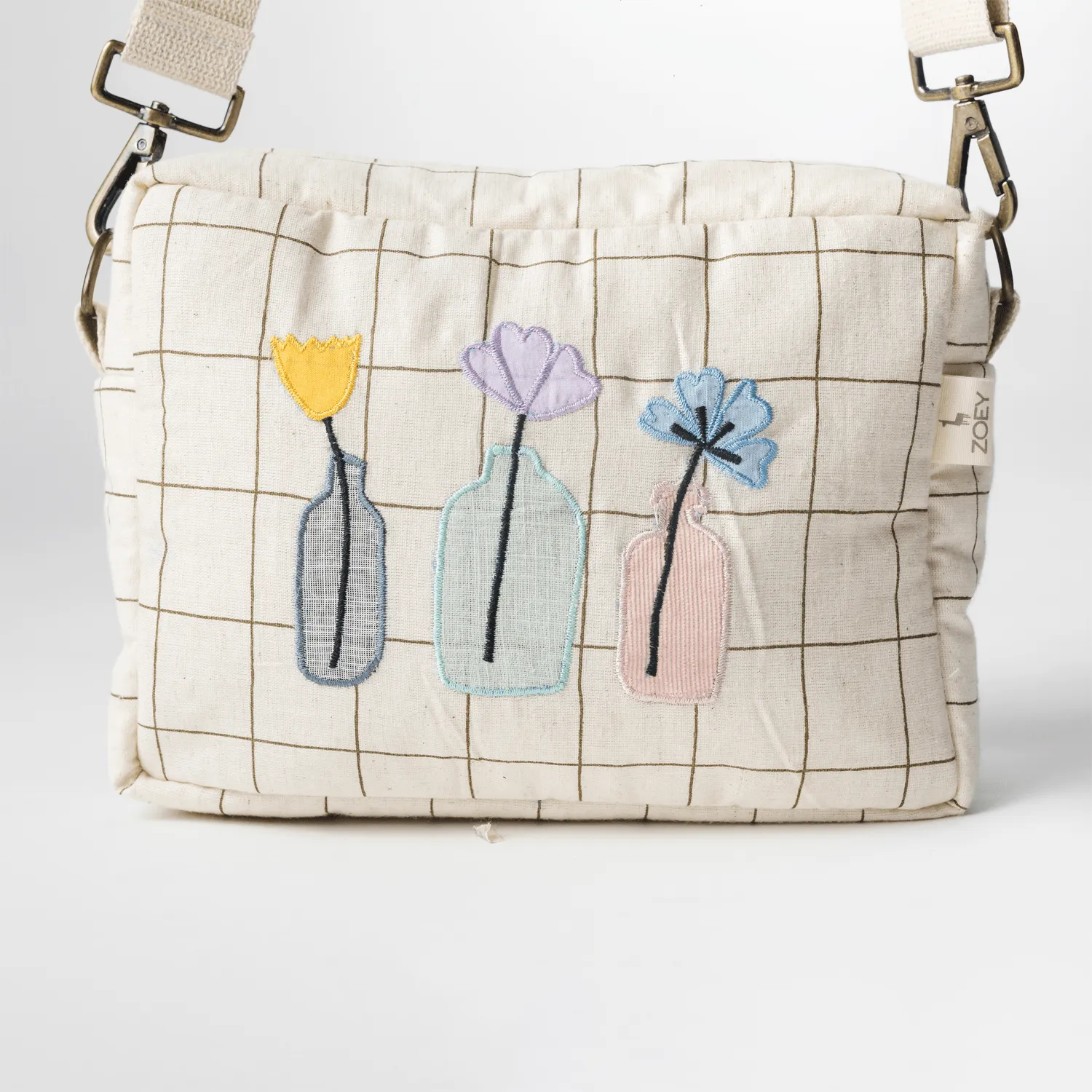 Little Spring Cotton Sling Bag (Handcrafted Patchwork)