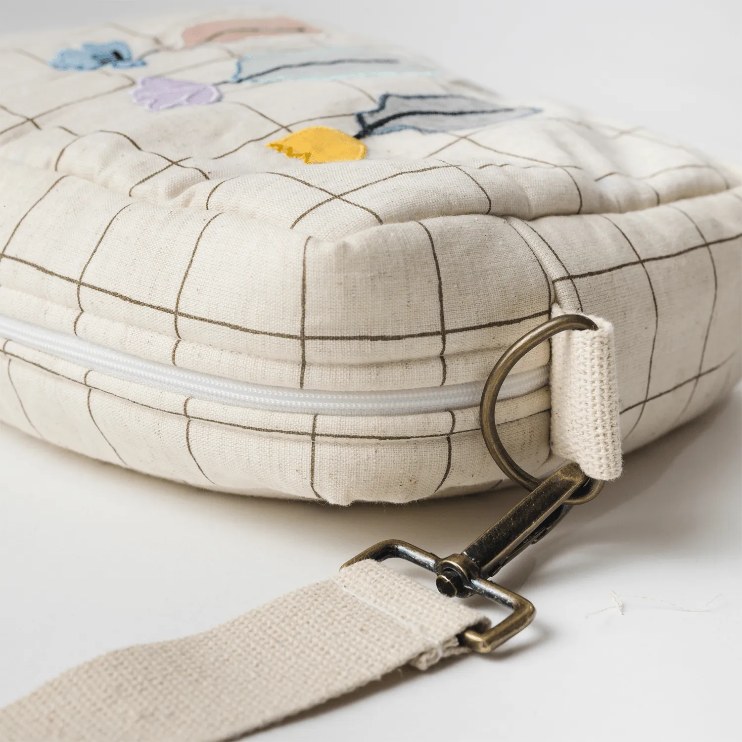 Little Spring Cotton Sling Bag (Handcrafted Patchwork)