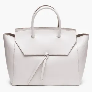 Loren Large Leather Tote Bag - Cream Loren Large Leather Tote Bag - Cream