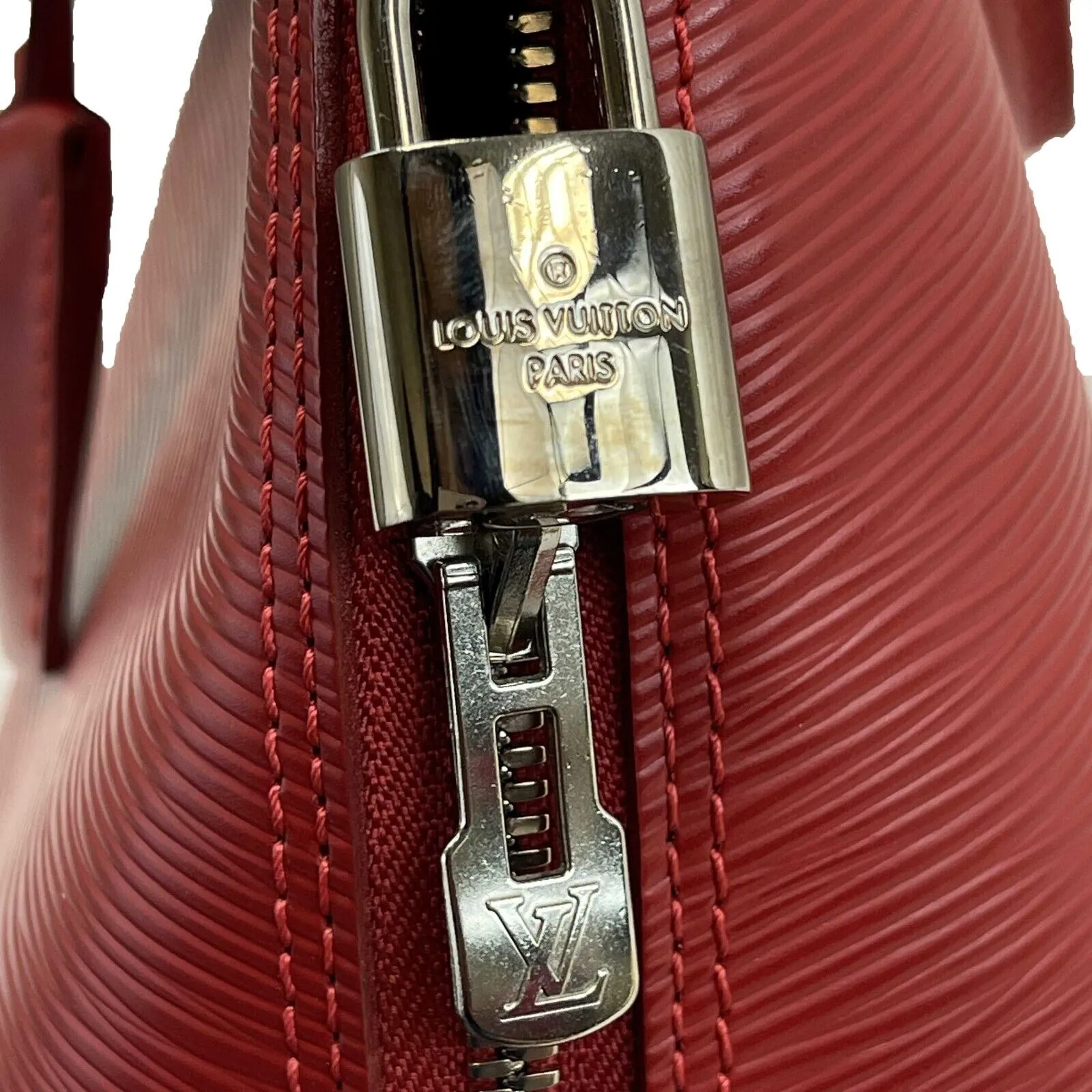 Louis Vuitton - Alma PM - Epi Leather Red Top Handle / Shoulder Bag