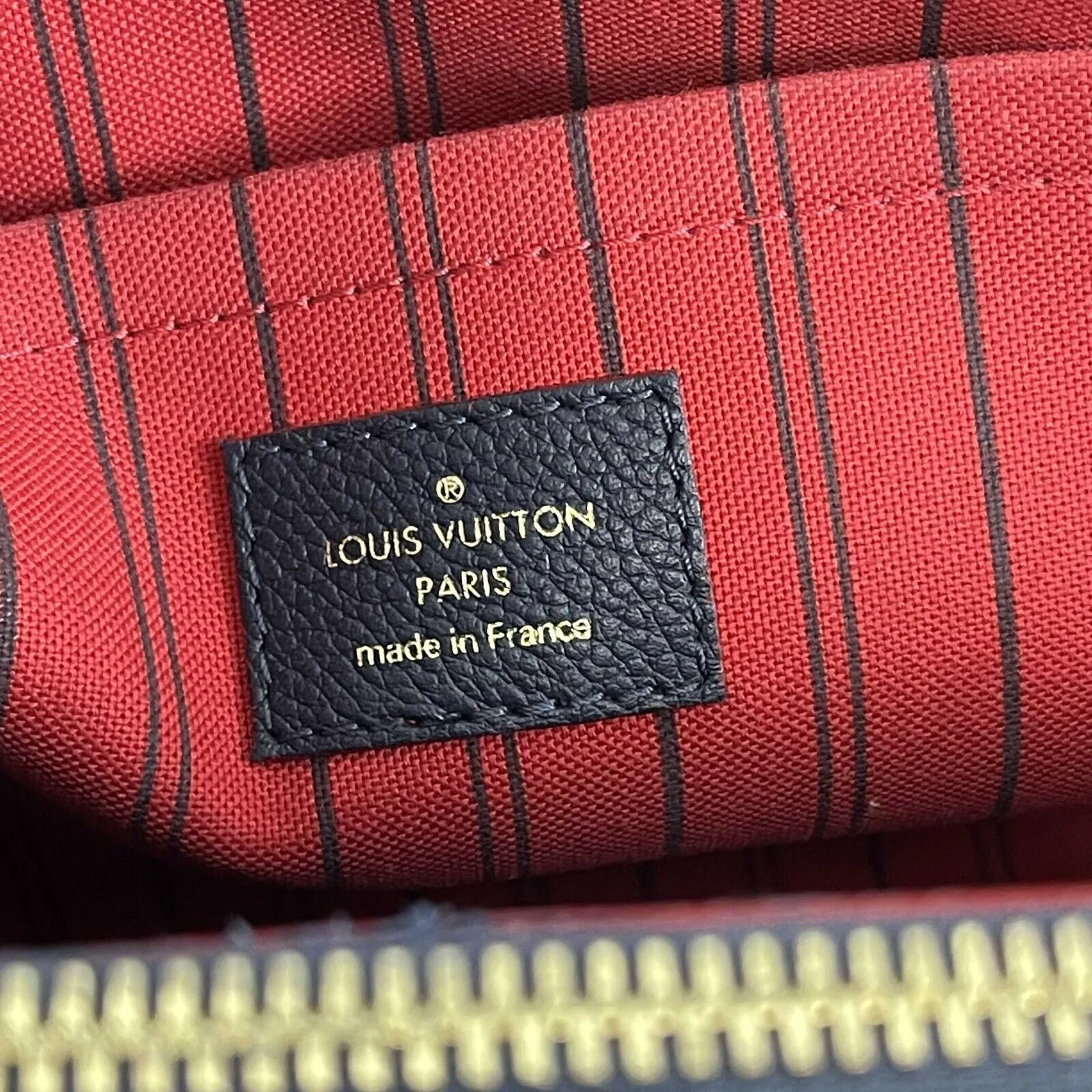 Louis Vuitton Marine Rouge Empreinte Montaigne GM