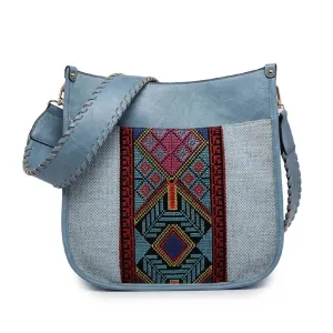 M1977TRB Inspired Tribal Print Flannel Front Crossbody M1977TRB Inspired Tribal Print Flannel Front Crossbody