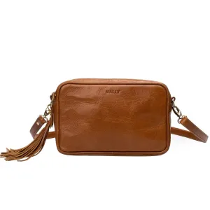 Mally Suzie Leather Sling Bag | Toffee Mally Suzie Leather Sling Bag | Toffee