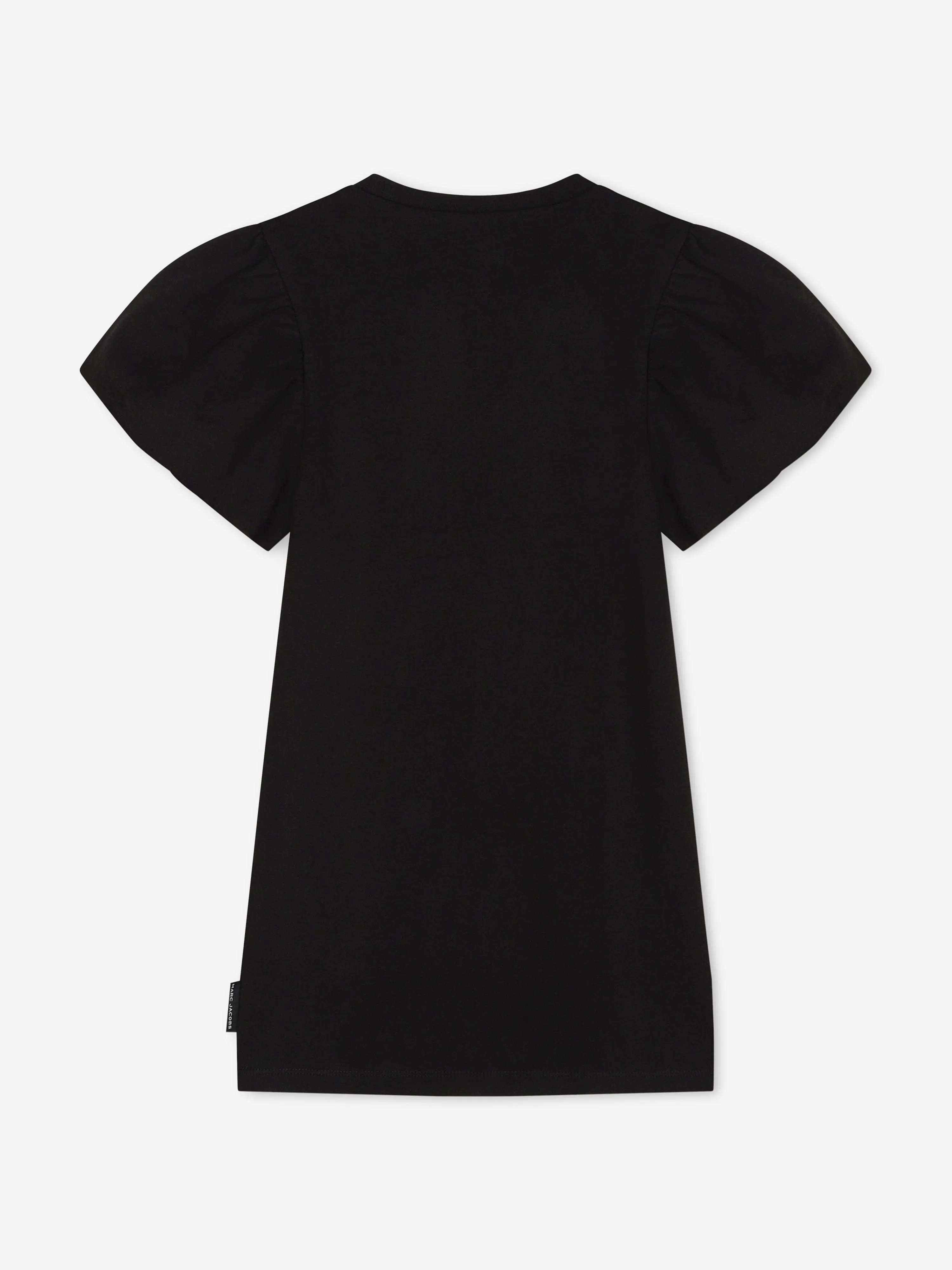 MARC JACOBS Girls Puff Sleeve Dress in Black