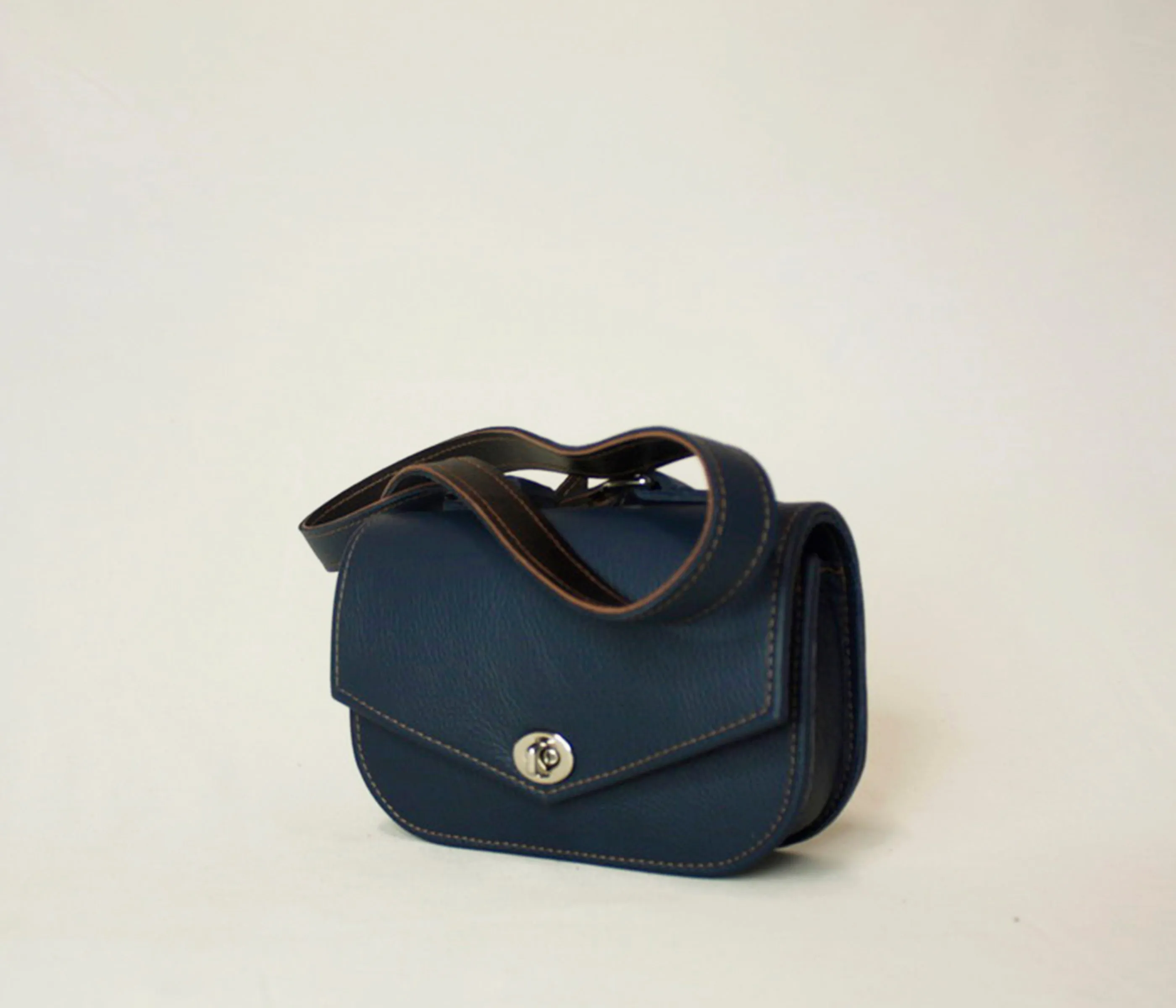 Marie Satchel Mini - Navy
