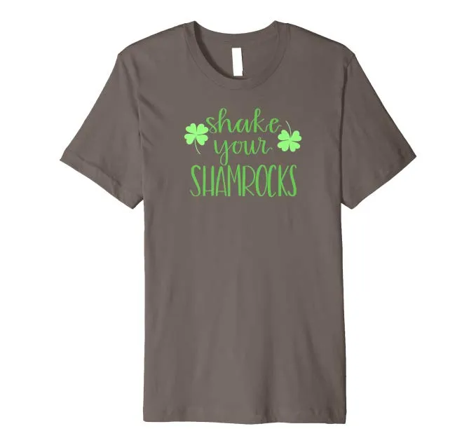 Mens Shake Your Shamrocks Funny St Patrick's Day T-Shirt