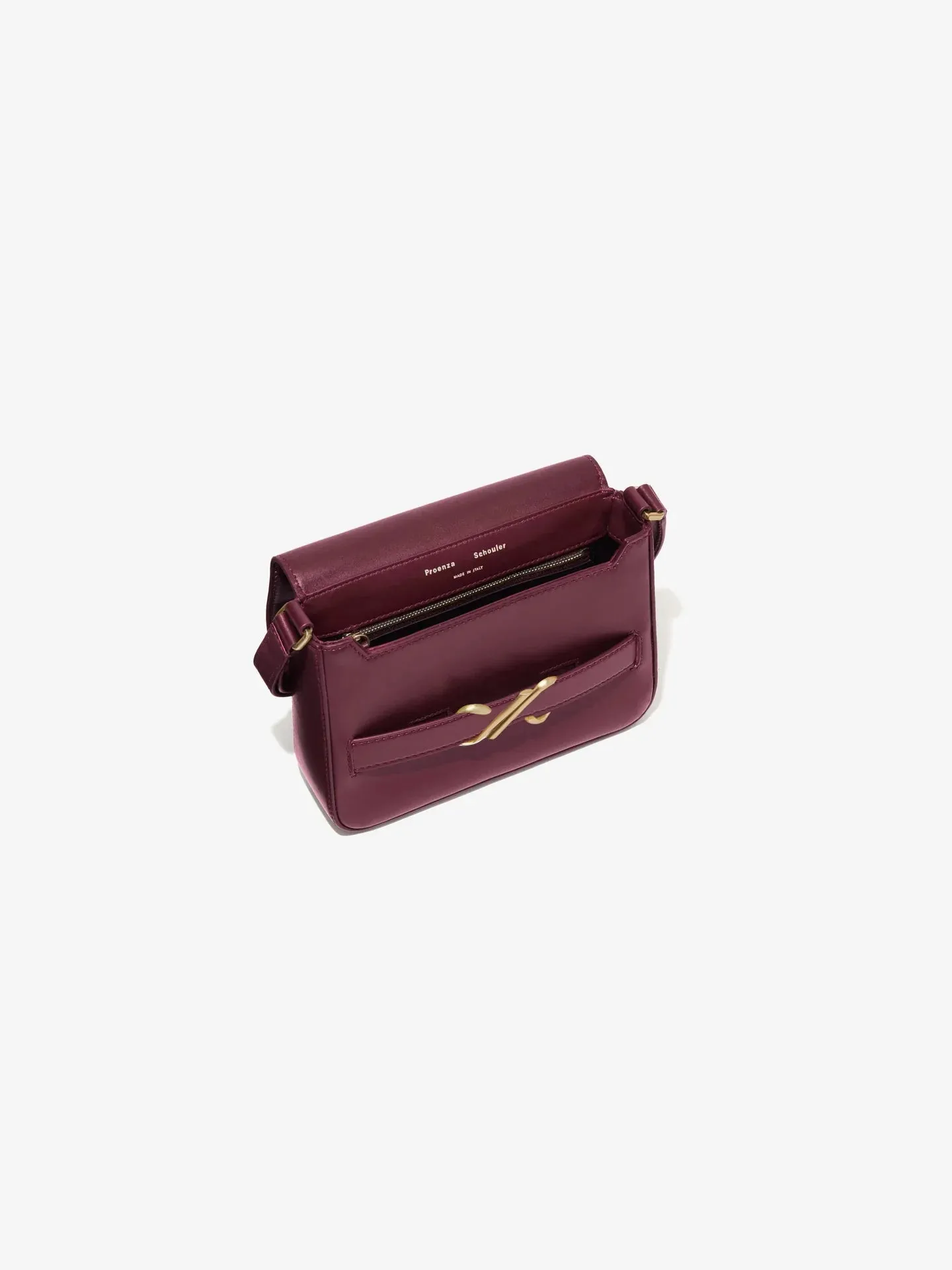 Monogram Box Bag in Dark Red