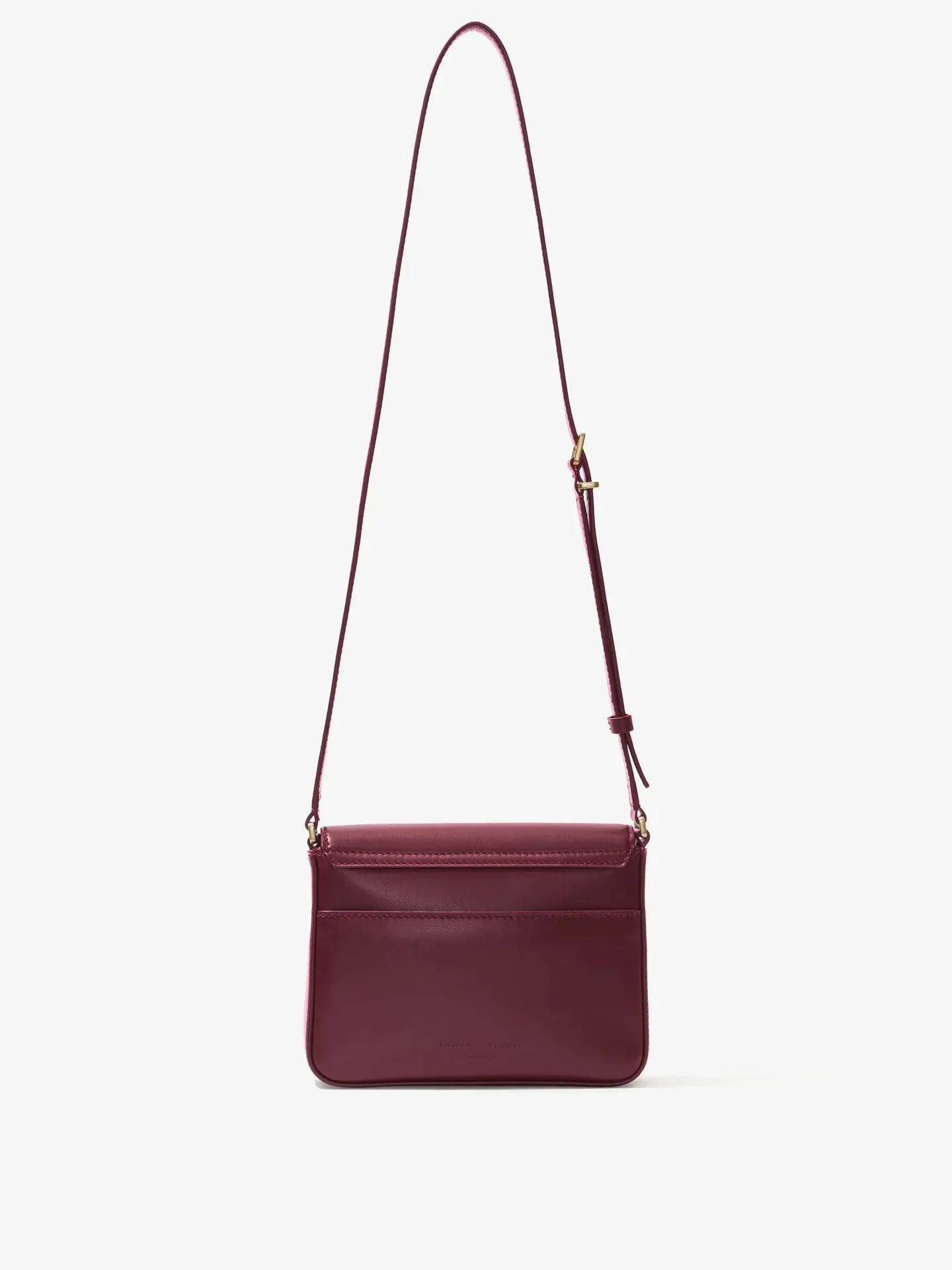 Monogram Box Bag in Dark Red