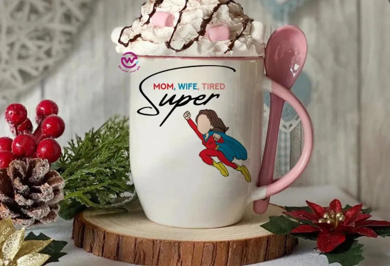 Mug-With Spoon  - Mother's Day-A