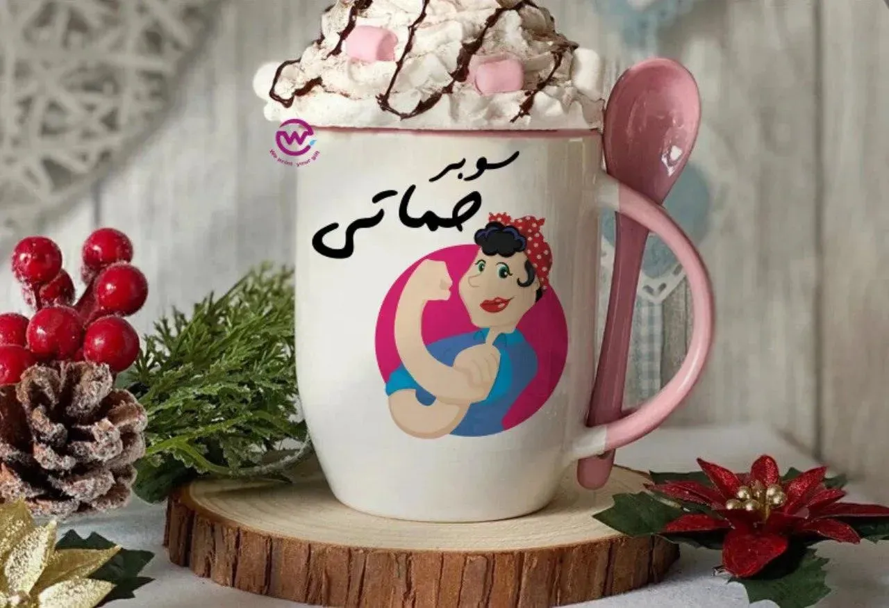 Mug-With Spoon  - Mother's Day-A