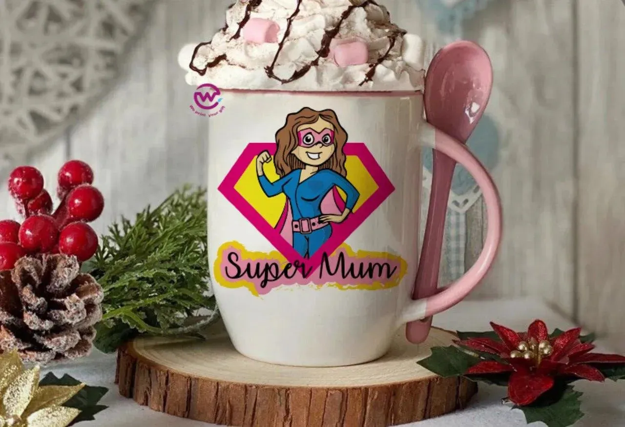 Mug-With Spoon  - Mother's Day-A