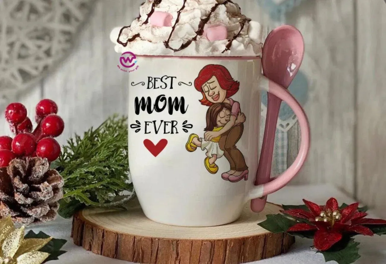 Mug-With Spoon  - Mother's Day-A