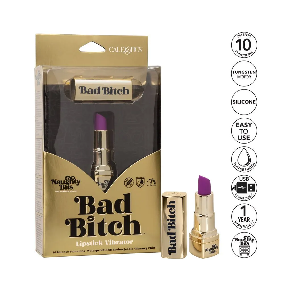 Naughty Bits Bad Bitch Lipstick Vibrator
