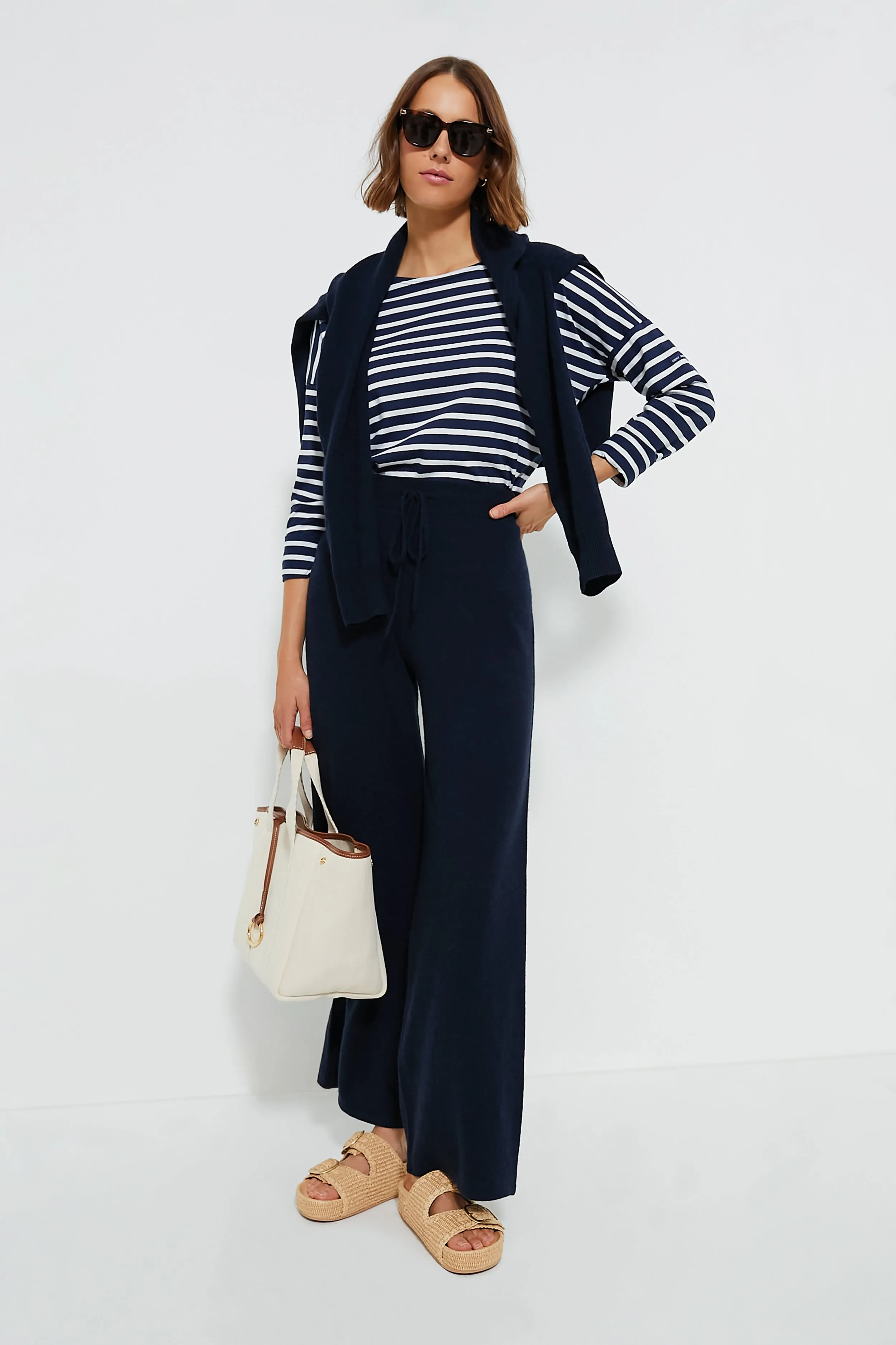 Navy Cashmere Jane Pant