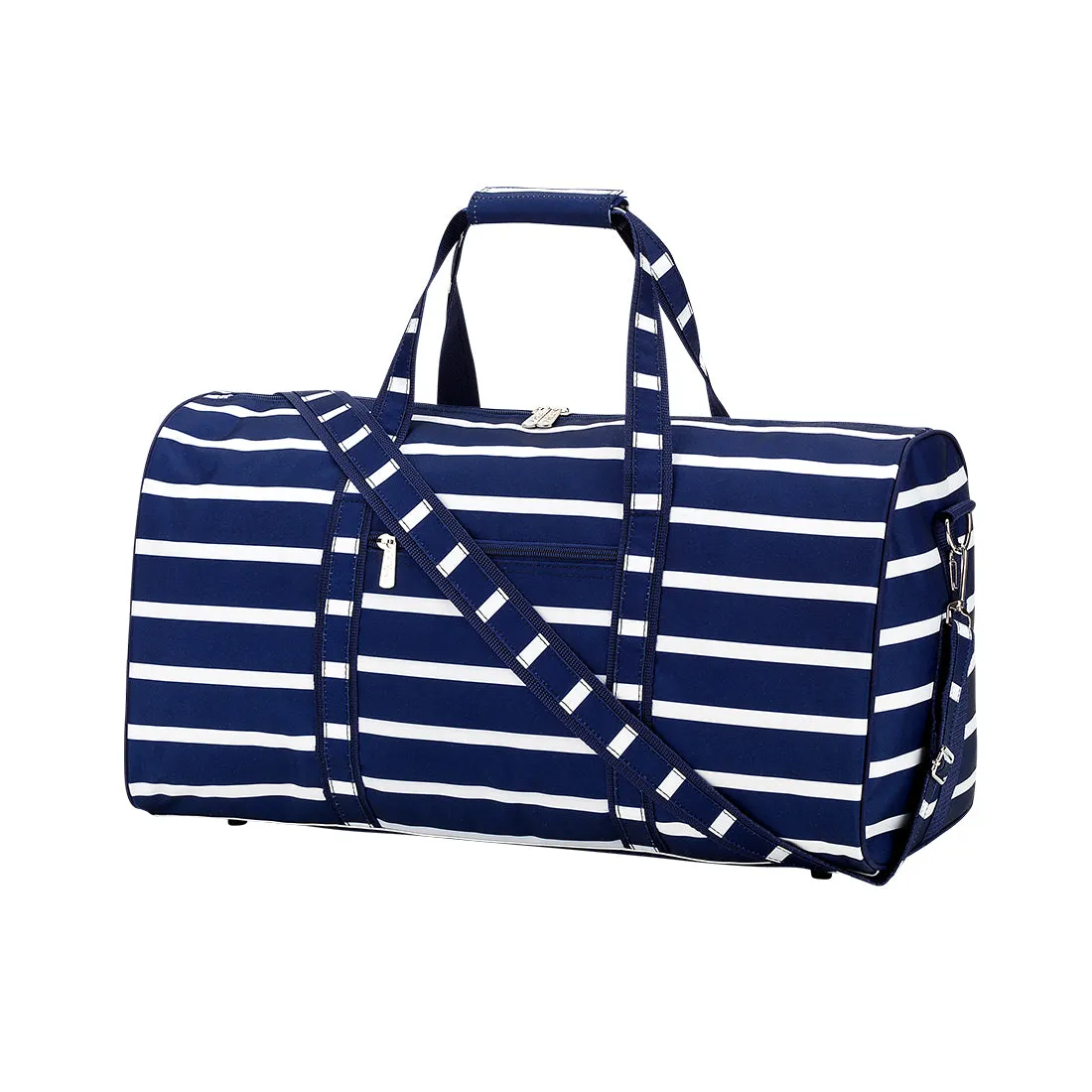 Navy Stripe Duffel