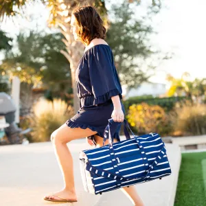 Navy Stripe Duffel Navy Stripe Duffel