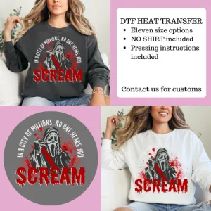 No shirt, horror heat transfer, spooky season No shirt, horror heat transfer, spooky season