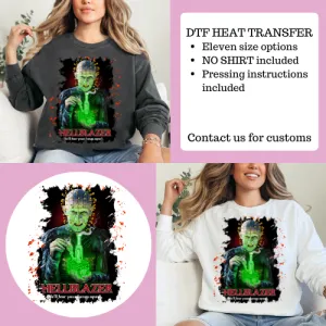 No shirt, horror heat transfer No shirt, horror heat transfer