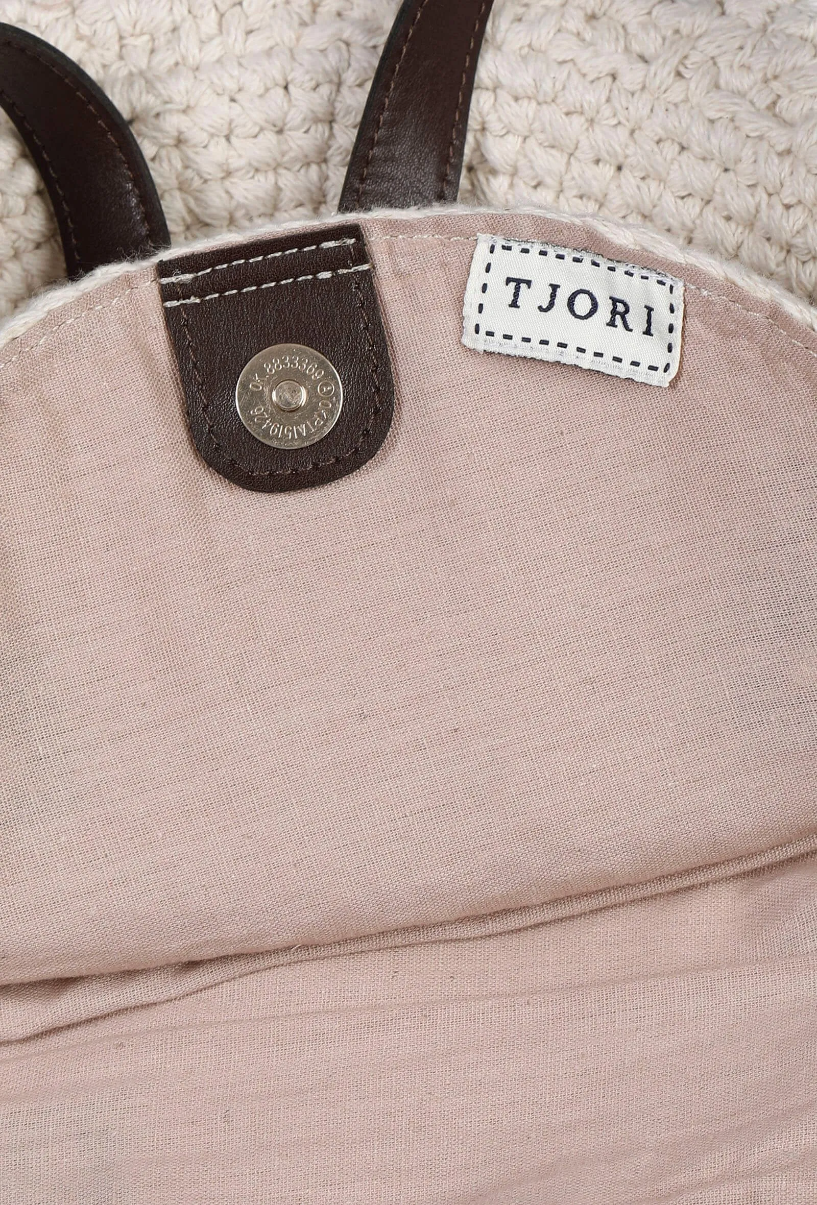 Off White Thread Crochet Bag