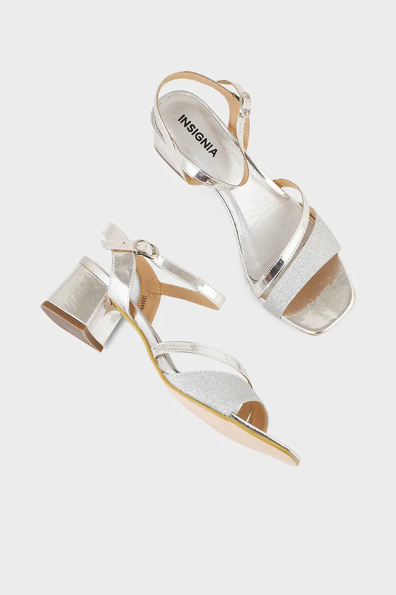 Party Wear Sandal I32848-Silver