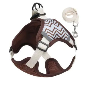 Paws and Patterns Dog Harness and Leash Set Paws and Patterns Dog Harness and Leash Set