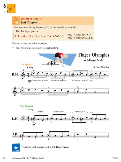 Piano Adventures 2A- Technique & Artistry Book