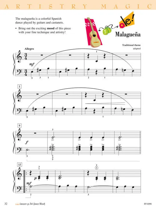 Piano Adventures 2A- Technique & Artistry Book