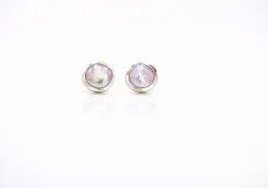 Pink baroque studs