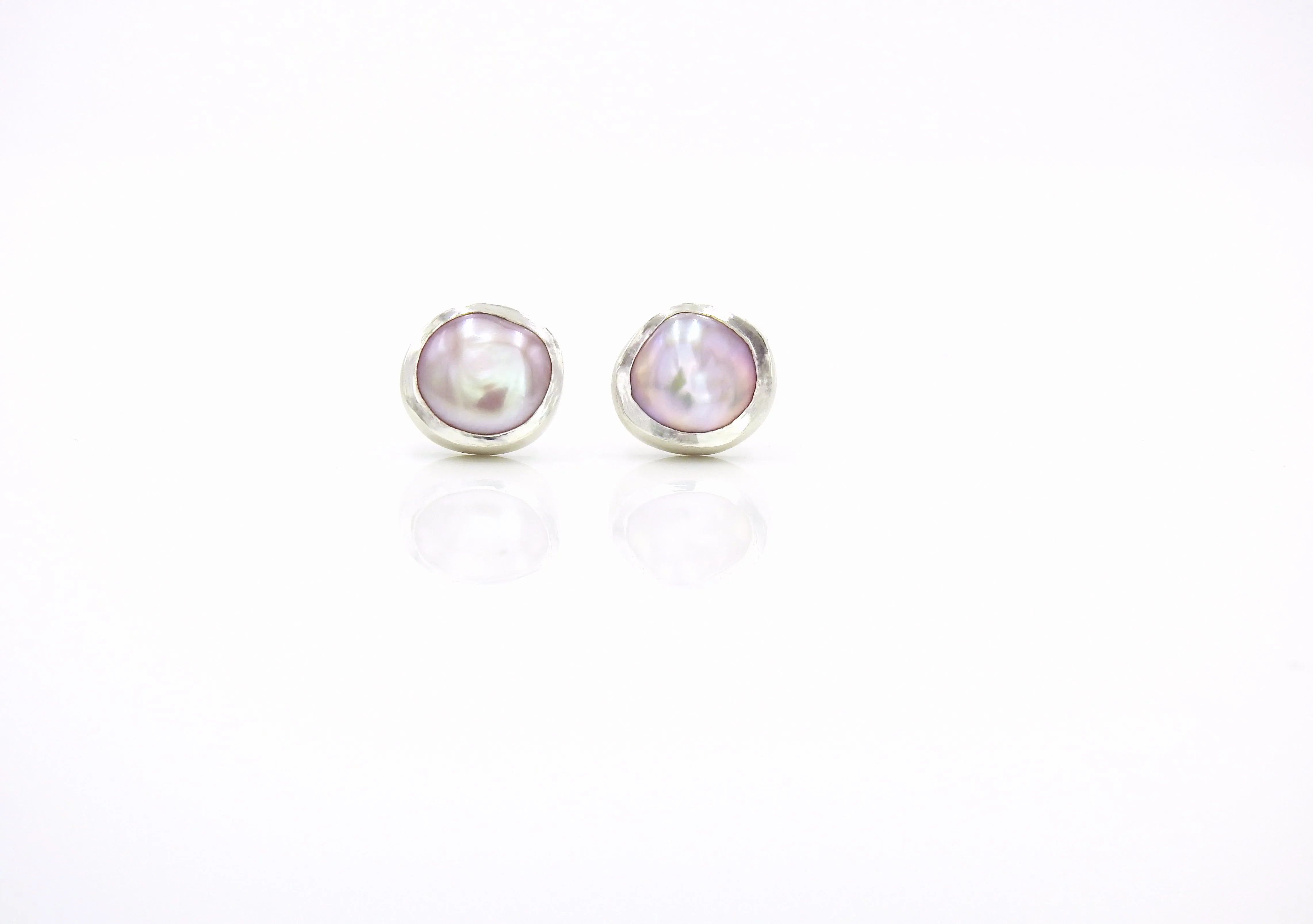 Pink baroque studs