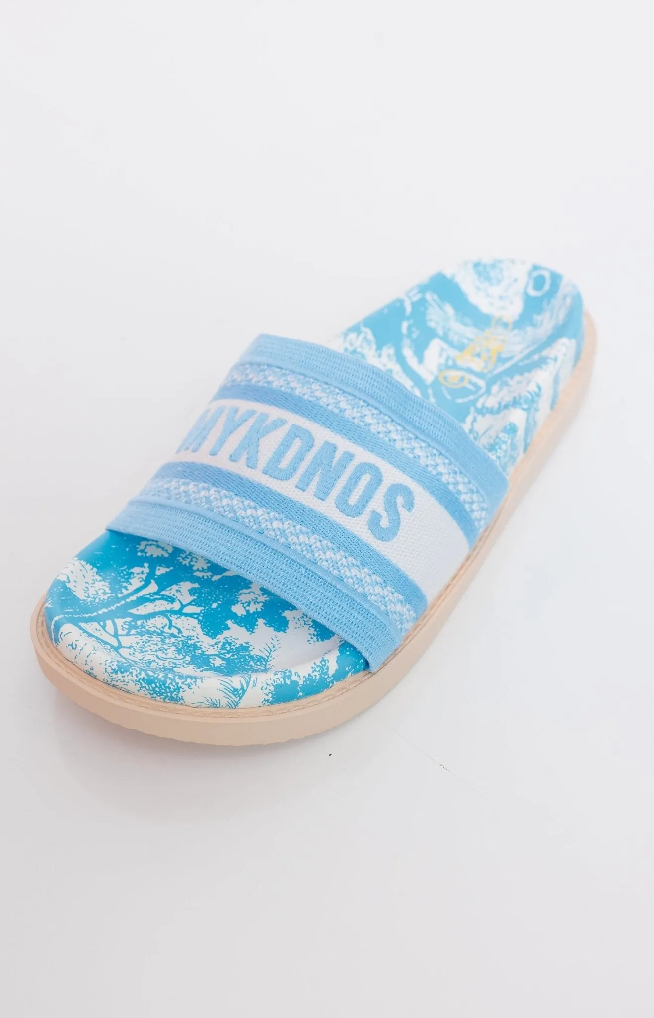 "Mykonos" Slip On Sandal, BLUE