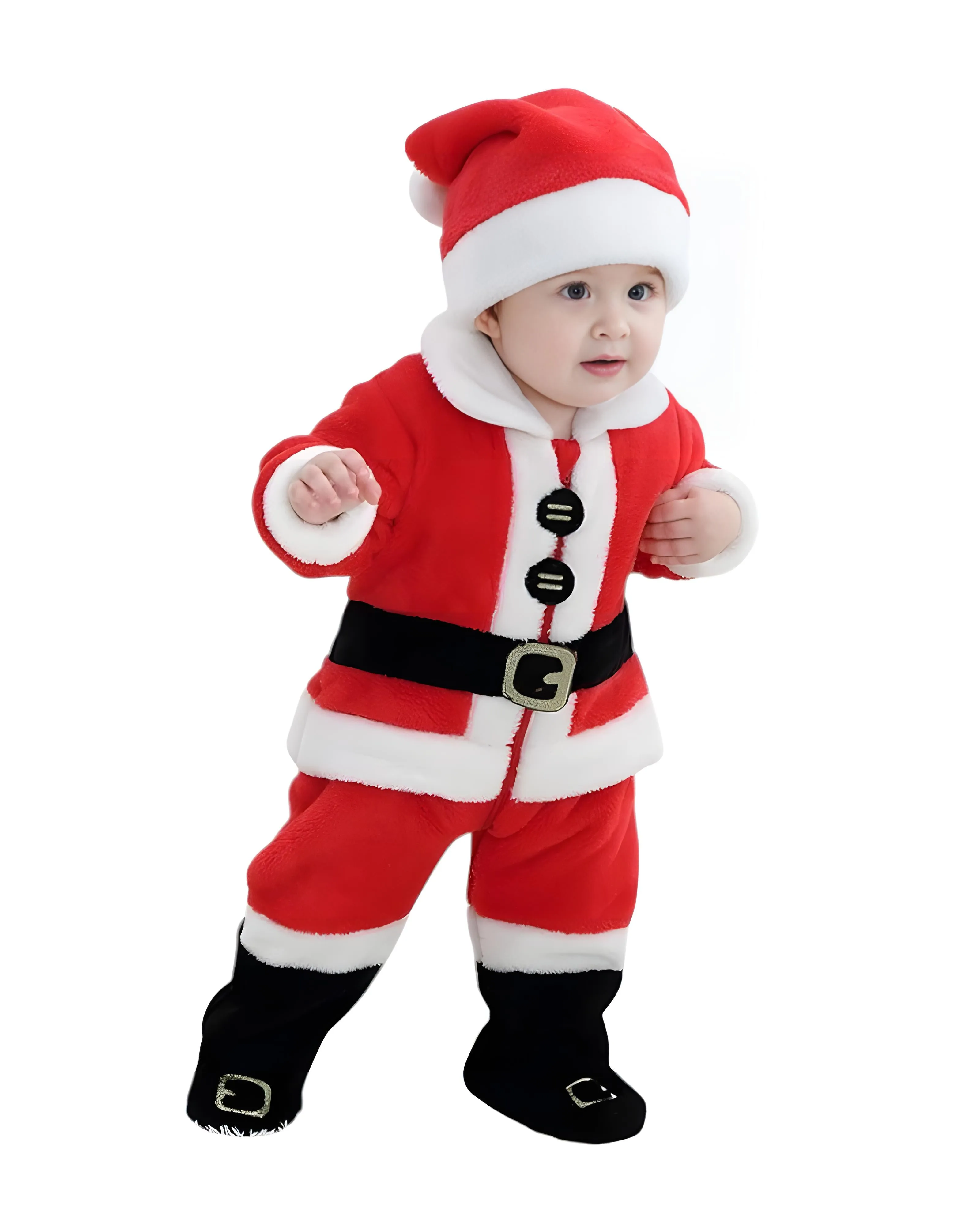 Santa Claus Christmas Costume for Kids - Ages 6 Months to 10 Years